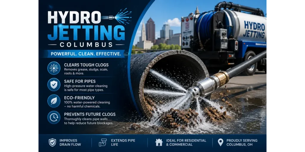 Hydro Jetting Columbus for Fast & Clean Drain Solutions